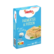 Plat individuel NETTO parmentier de poisson 300g