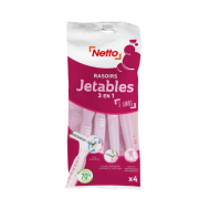 Rasoir jetable NETTO x4