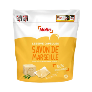 Lessive caps. NETTO écodoses marseille 30D 735ml