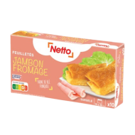 Feuilletés NETTO jambon fromage x10 650g