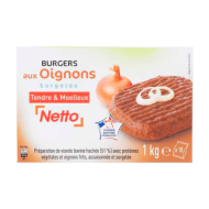 Burgers oignons NETTO x10 1kg