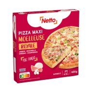 Pizza NETTO royale maxi moelleuse 600g