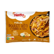 Poêlée NETTO poulet pomme de terre 900g