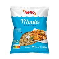 Moules du Pacifique NETTO décoquillées cuites 500g