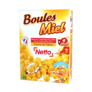 Céréales enfant NETTO boules de maïs au miel 500g
