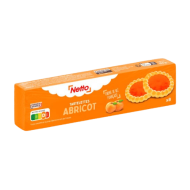 Biscuits NETTO tartelettes rondes abricot 150g