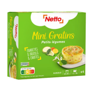Gratin lég. NETTO x4 480g