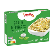 Gratin lég. NETTO épinards emmental 450g