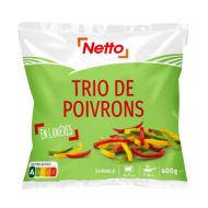 Poivrons NETTO trio lanière 600g