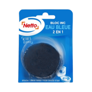 Bloc WC NETTO eau bleue 70g