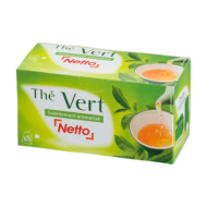 Thé NETTO vert aromatisé x25 schts 32