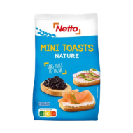 Mini toasts NETTO nature 150g