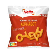 Pommes alphabet NETTO 600g