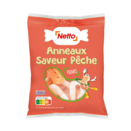 Bonbons scht NETTO anneaux pêches 275g