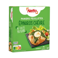 Paniers feuilletés NETTO chèvre 400g