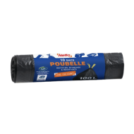 Sacs poubelle NETTO coulissant x10 100L