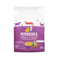 Alim.animaux NETTO repas complet perruche 800g
