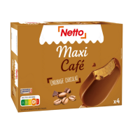 Bât.glacé NETTO café x4 287g