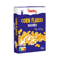 Céréales enfant NETTO corn flakes sucrés 375g