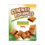 Céréales enfant NETTO fourrées choco noisettes blé complet 400g