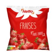 Fruits surg. NETTO fraises 450g