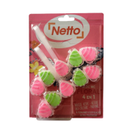 Bloc WC NETTO 4en1 floral 55g x2