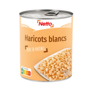 Haricots blancs NETTO 530g