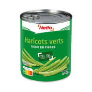 Haricots verts NETTO très fins 800g