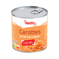 Carottes NETTO extra fines 400g