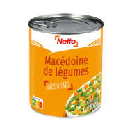 Macédoine de légumes NETTO 800g