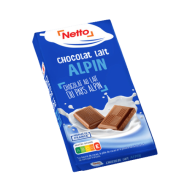Tablette choco. NETTO chocolat au lait 100g