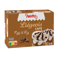 Glace NETTO café liégeois 540ml