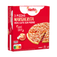 Pizza NETTO margherita x3 900g
