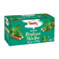 Infusion NETTO réglisse menthe x25 schts 35g