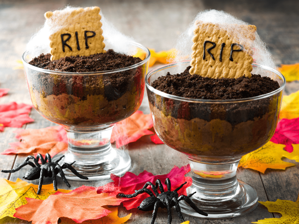 Mousse au chocolat Halloween Mousse au chocolat Halloween
